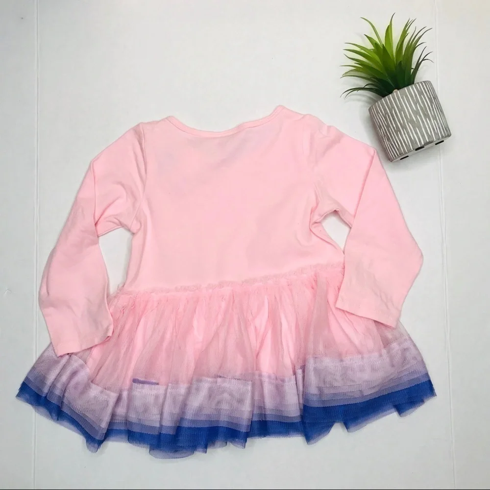 FIRST Impressions Tulle Peplum Flower Top
